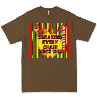 Cacao juneteenth breaking every chain since 1865 Premium Tee - TumblerDesignByShophia