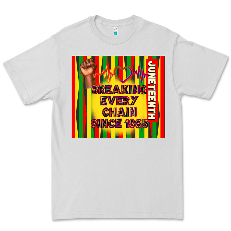 Juneteenth Breaking Every Chain Since 1865 Premium Tee by TumblerDesignByShophia | Teevron