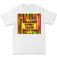 White juneteenth breaking every chain since 1865 Premium Tee - TumblerDesignByShophia