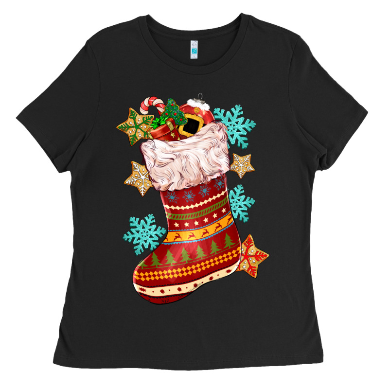 Christmas Ladies Tee by CowGirlArtShop | Teevron