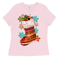 Bubblegum Pink christmas Ladies Tee - CowGirlArtShop