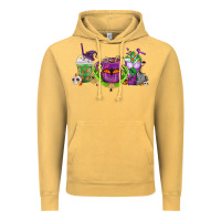 Vintage Mustard Halloween Coffee Cups Vintage Hoodie - FaDigitalArtStudio