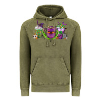 Vintage Olive Halloween Coffee Cups Vintage Hoodie - FaDigitalArtStudio