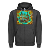 Charcoal Heather mama bear Zipper Hoodie - BarkalooDesign