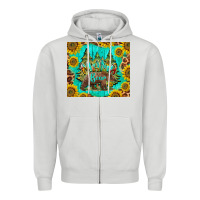 Dove Grey mama bear Zipper Hoodie - BarkalooDesign