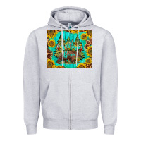 Heather Grey mama bear Zipper Hoodie - BarkalooDesign