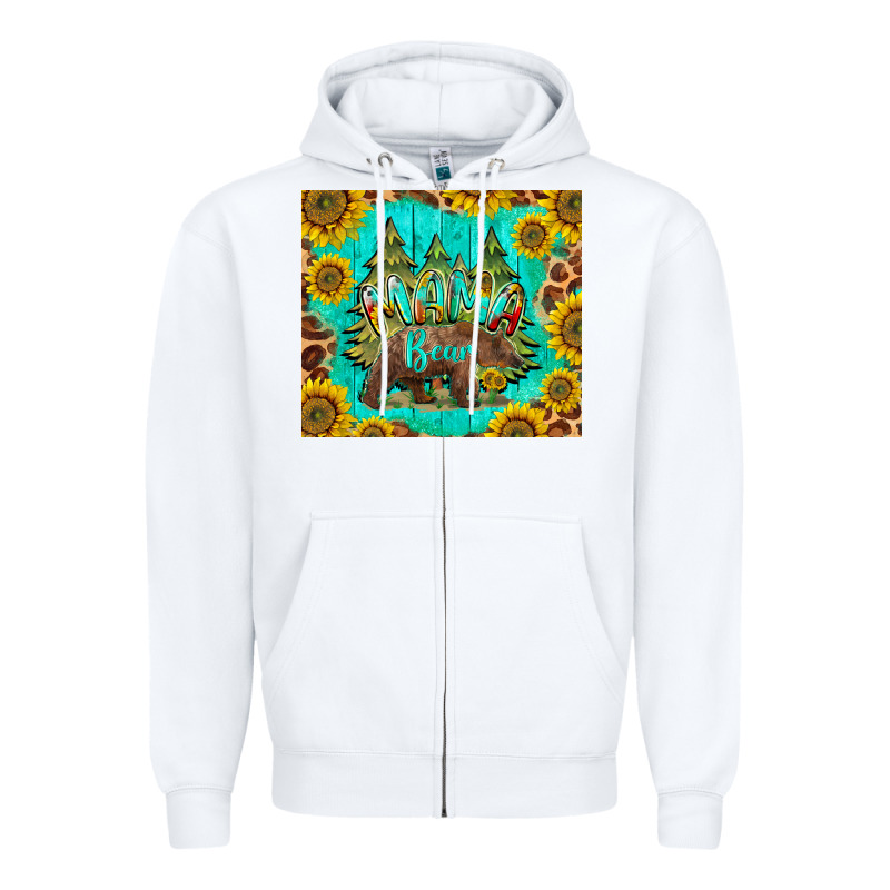 Mama Bear Zipper Hoodie by BarkalooDesign | Teevron