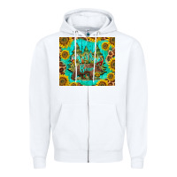White mama bear Zipper Hoodie - BarkalooDesign