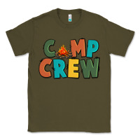 Army Green camp crew Classic Tee - CowGirlArtShop