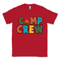 Red camp crew Classic Tee - CowGirlArtShop