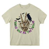 Mossy People Give Me The Creeps Heavy Core Tee - texasbilliewilder