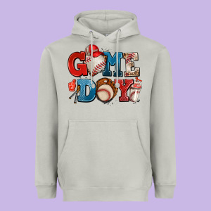 Game Day Baseball Heavyweight Hoodie Designed By Adodesignshop