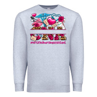 Heather Grey valentines day cna certified nursing assistant Premium Sweatshirt - AdoDesignShop