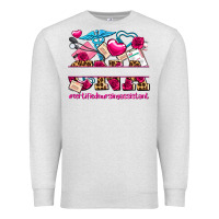 Oatmeal Heather valentines day cna certified nursing assistant Premium Sweatshirt - AdoDesignShop