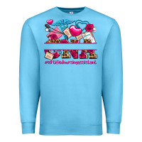 Ocean Blue valentines day cna certified nursing assistant Premium Sweatshirt - AdoDesignShop