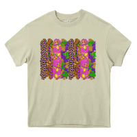 Mossy mardi gras brushstrokes Heavy Core Tee - RanaPortraitStore