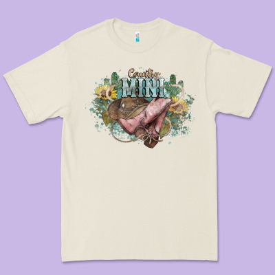Country Mini Premium Tee Designed By Howdyjamesfarm