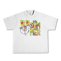 Lunar Rock Hello Summer Unicorn Urban Heavy Tee - CowCowDesign