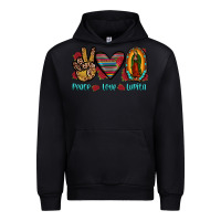 Black peace love lupita Urban Hoodie - JahusDesignShop