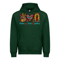 Forest Green peace love lupita Urban Hoodie - JahusDesignShop