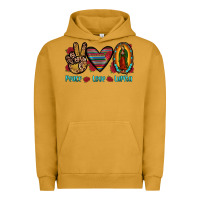 Pigment Peanut Butter peace love lupita Urban Hoodie - JahusDesignShop