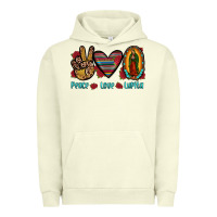 Pigment Pistachio peace love lupita Urban Hoodie - JahusDesignShop