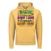 Vintage Mustard Beads parades king cake crawfish Mardi Gras Vintage Hoodie - FaDigitalArtStudio