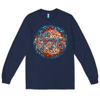 Navy Est. 1776 Long Sleeve Tee - FaDigitalArtStudio