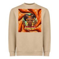 Mushroom fall african girl Heavyweight Sweatshirt - BarkalooDesign