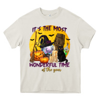 Cream It's The Most Wonderful Time of The Year Heavy Core Tee - texasbilliewilder
