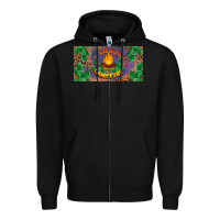 Black life is better around the campfire license plate Zipper Hoodie - BarkalooDesign