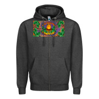 Charcoal Heather life is better around the campfire license plate Zipper Hoodie - BarkalooDesign