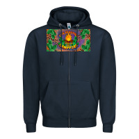 Navy life is better around the campfire license plate Zipper Hoodie - BarkalooDesign