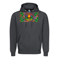 Smoke life is better around the campfire license plate Zipper Hoodie - BarkalooDesign