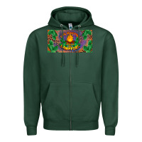 Sports Green life is better around the campfire license plate Zipper Hoodie - BarkalooDesign
