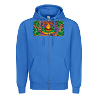 True Royal life is better around the campfire license plate Zipper Hoodie - BarkalooDesign