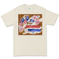 Bone flip flops fireworks & freedom 4th of july Premium Tee - TumblerDesignByShophia