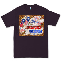 Flip Flops Fireworks & Freedom 4th Of July Premium Tee | Teevron