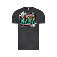 Vintage Black blessed nana Vintage Tee - OliviaCreatesArt
