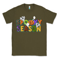 Army Green spooky season Classic Tee - CowGirlArtShop