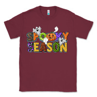 Burgundy spooky season Classic Tee - CowGirlArtShop