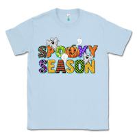 Dusty Blue spooky season Classic Tee - CowGirlArtShop