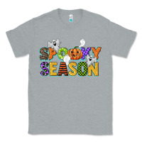 Heather Grey spooky season Classic Tee - CowGirlArtShop
