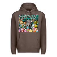 Coffee easter Premium Hoodie - CowhideDigitalArt