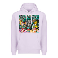 Lilac easter Premium Hoodie - CowhideDigitalArt