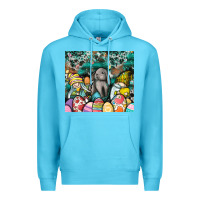 Ocean Blue easter Premium Hoodie - CowhideDigitalArt