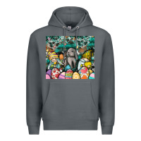 Rock easter Premium Hoodie - CowhideDigitalArt