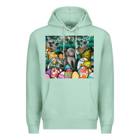 Seafoam easter Premium Hoodie - CowhideDigitalArt