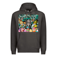 Smoke easter Premium Hoodie - CowhideDigitalArt