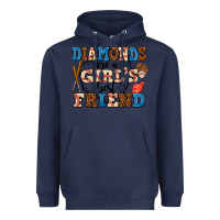 Navy diamonds are a girl's best friend Heavyweight Hoodie - AdoDesignShop